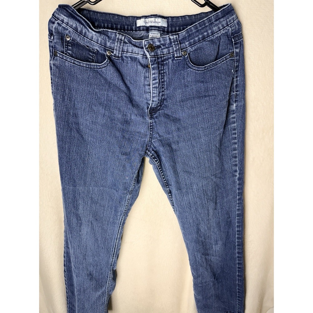 Croft & Barrow Jeans Womens 10 Average Stretch Mid Rise Straight Leg Denim